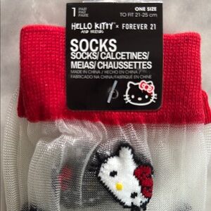 Hello Kitty & Friends Mesh Crew Socks